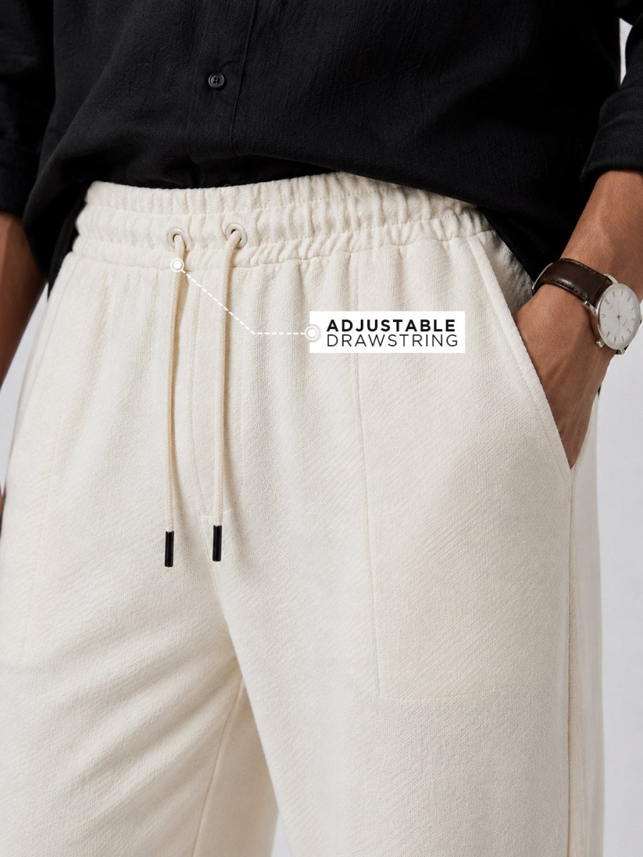 Off White Korean Jogger - Joggers | MyDesignation