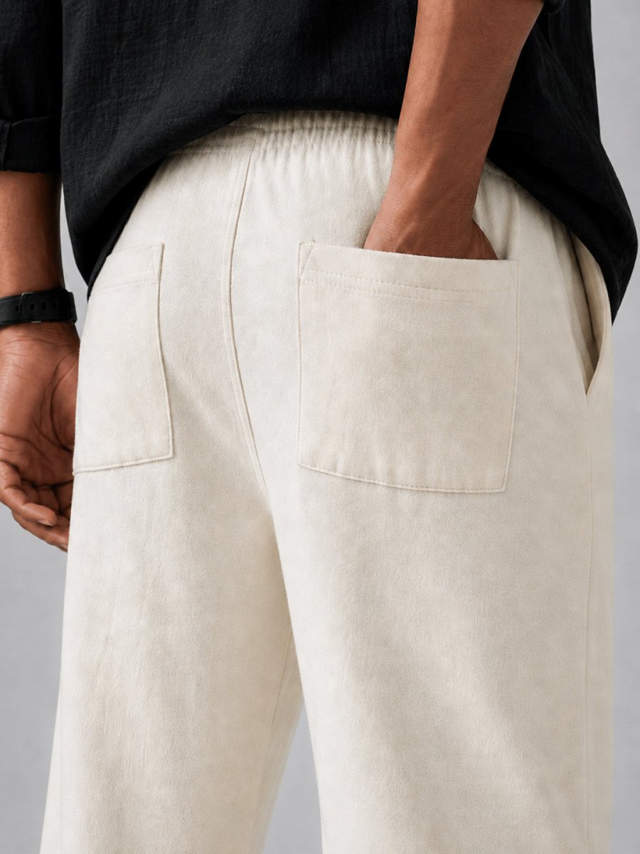 Off White Korean Jogger - Joggers | MyDesignation