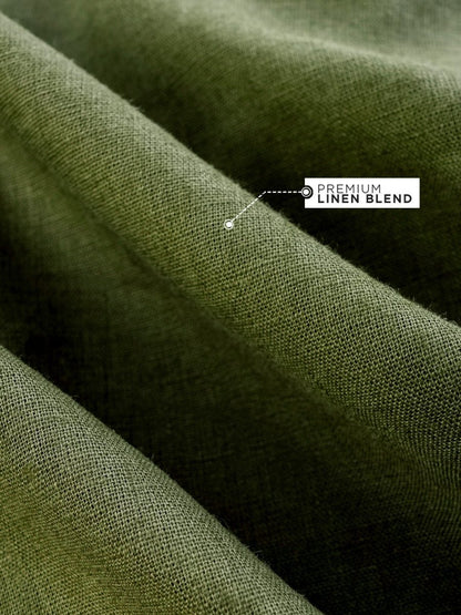 Olive Linen Shirt - Shirt | MyDesignation
