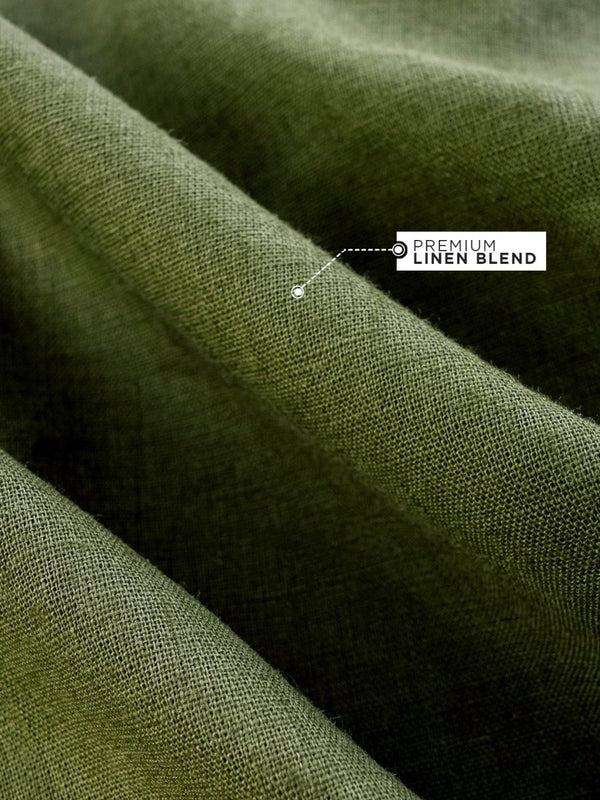 Olive Linen Shirt - Shirt | MyDesignation
