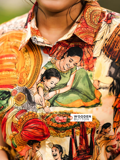 Onam Cultural Shirt Women