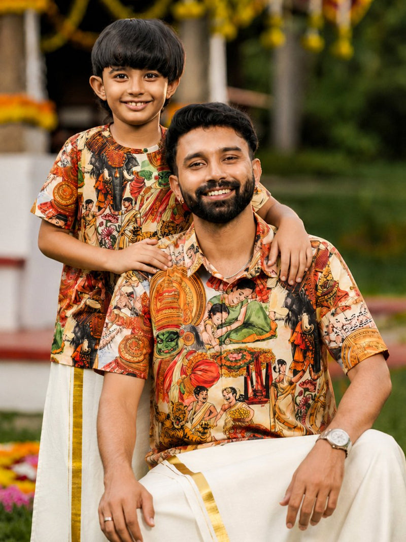 Onam Parent Kid Combo Box - Box Combo | MyDesignation