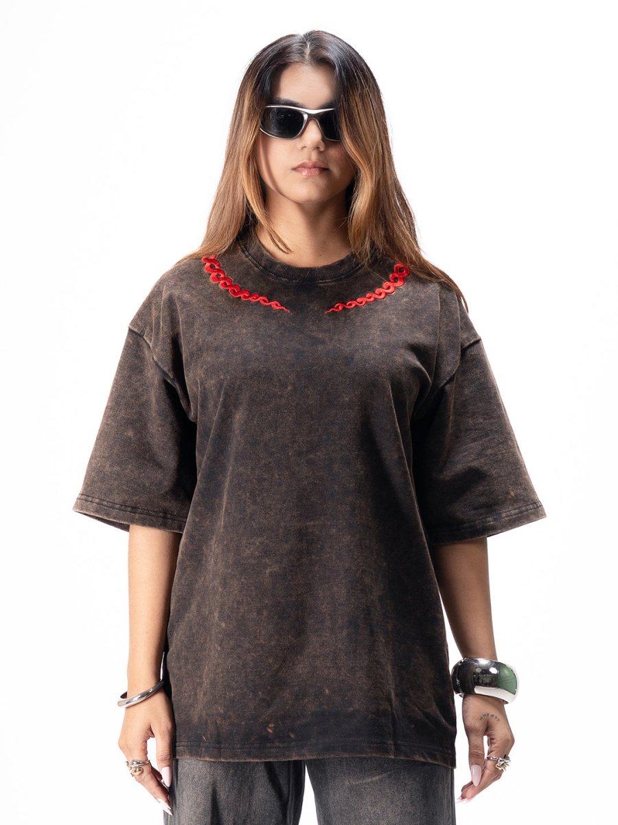 Padayani - Women Oversized T-shirt | Mydesignation