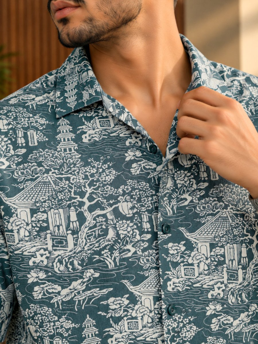 Pagoda Landscape - Shirt | MyDesignation