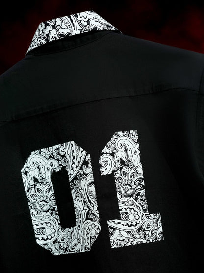 Paisley Denim Shirt - Men Shirt | Mydesignation