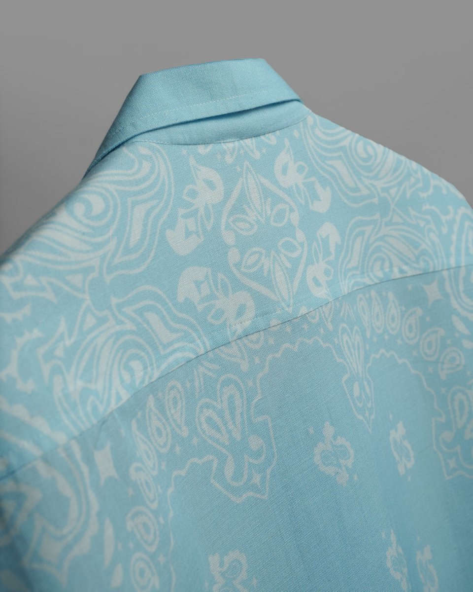 Paisley Linen - Men Shirt | Mydesignation