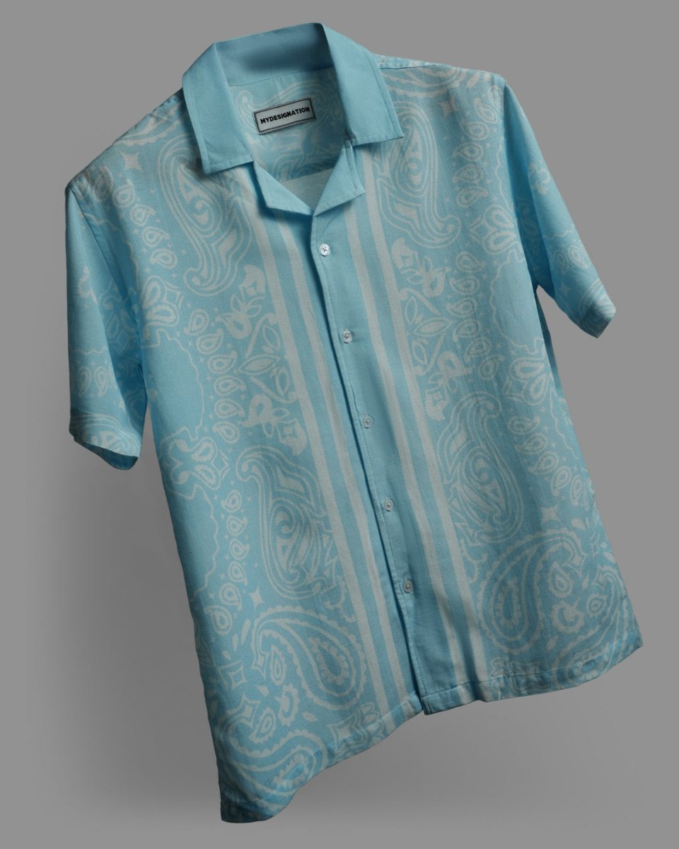 Paisley Linen - Men Shirt | Mydesignation