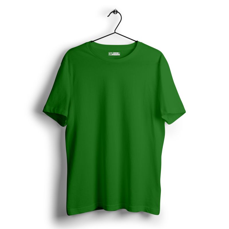 Parrot Green Plain T-shirt - Plain T-shirt | Mydesignation