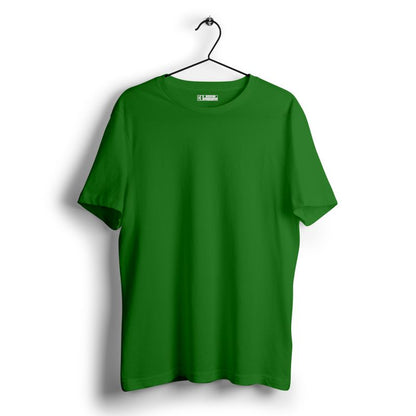 Parrot Green Plain T-shirt - Plain T-shirt | Mydesignation