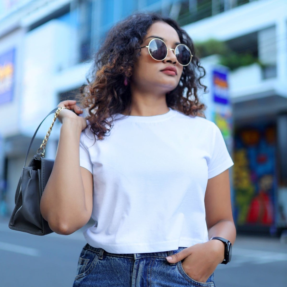 Peaceful White Crop Top - Crop Top | Mydesignation