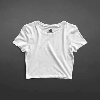 Peaceful White Crop Top - Crop Top | Mydesignation