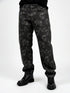 Phantom Pant, an all over tonal skull and floral print that blends into the black base, Baggy Fit, Mydesignation