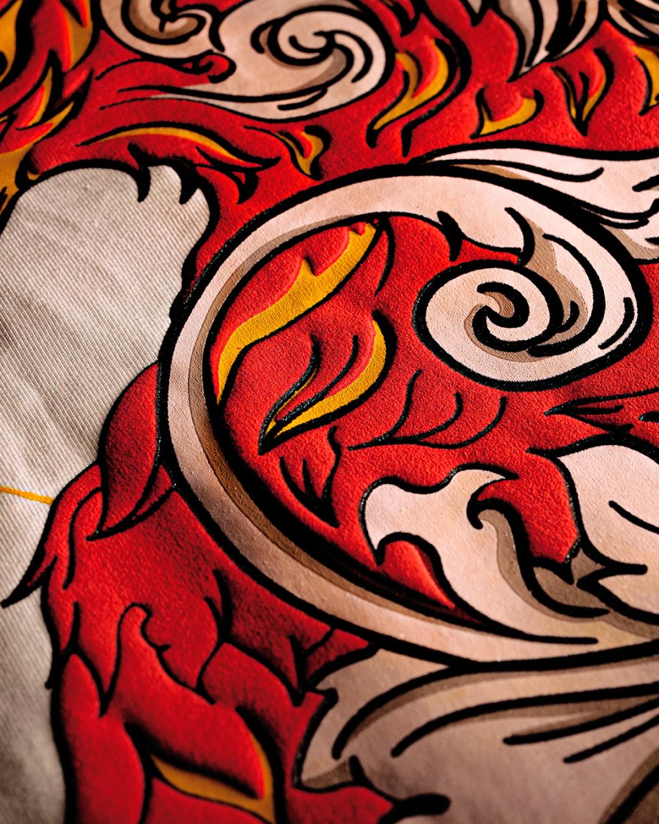 Phoenix Oversized T-shirt - Men Oversized T-shirt | Mydesignation