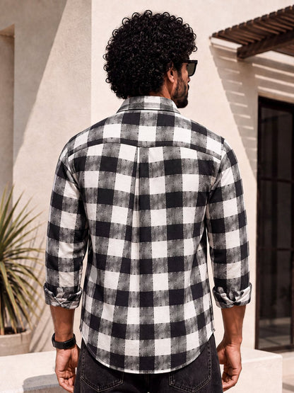 Plaid: Black Beige - Shirt | MyDesignation