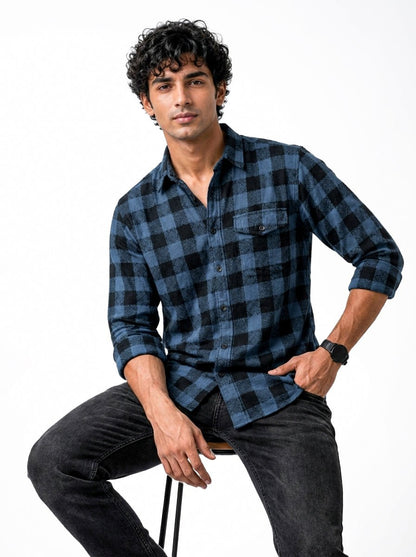 Plaid: Blue - Shirt | MyDesignation