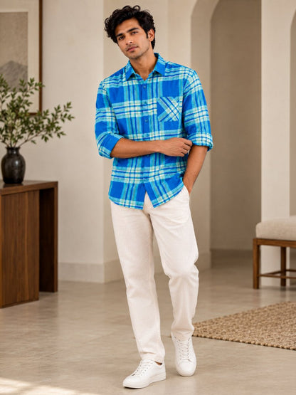 Plaid: Blue Stone - Shirt | MyDesignation
