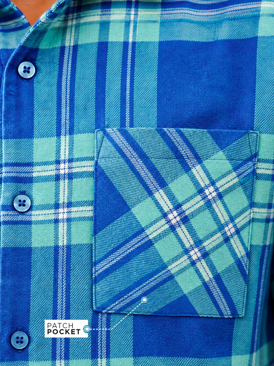 Plaid: Blue Stone - Shirt | MyDesignation