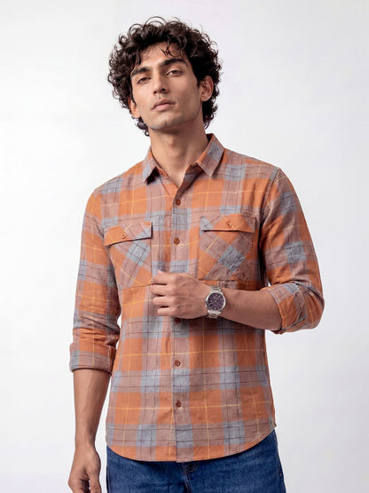 Plaid: Burnt Orange - Shirt | MyDesignation