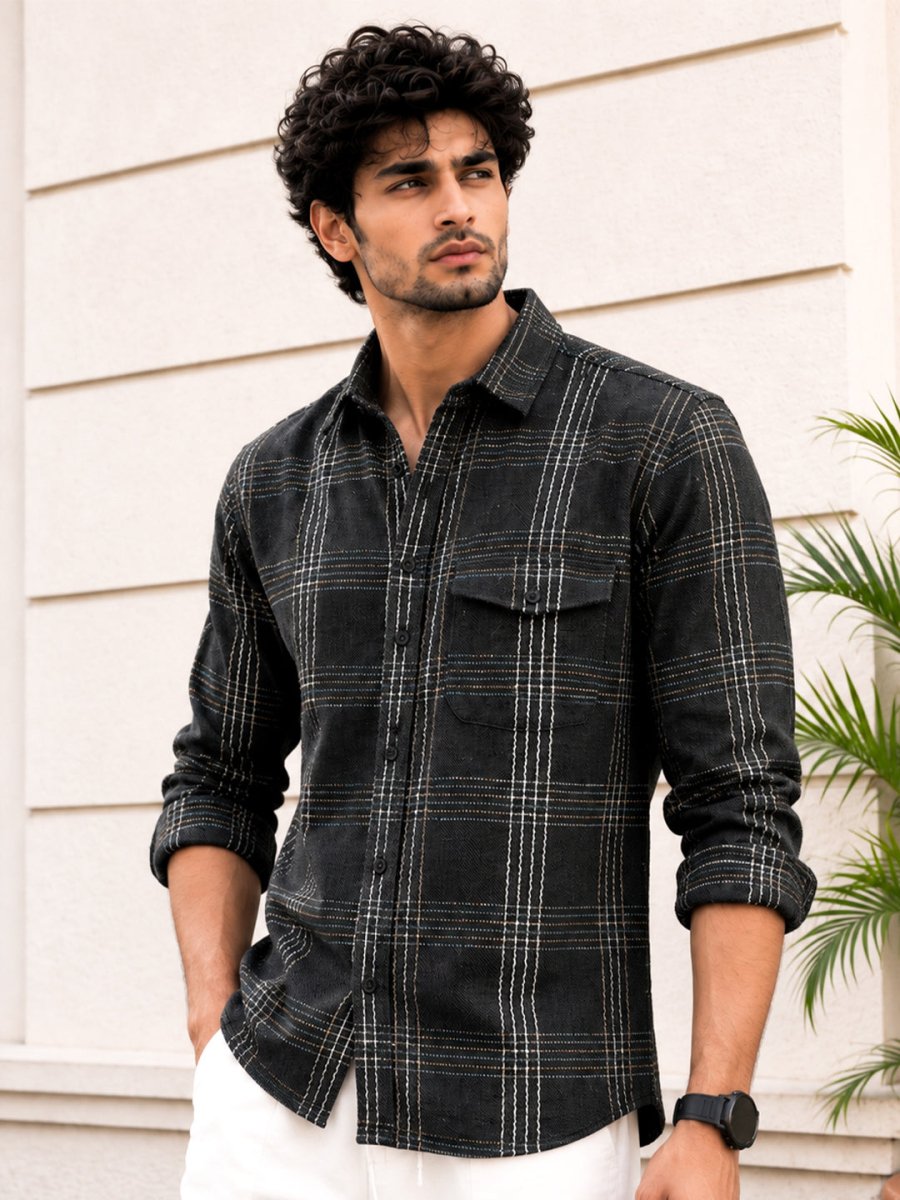 Plaid: Charcoal Grey - Shirt | MyDesignation