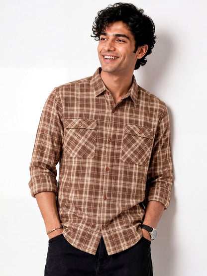 Plaid: Chocolate - Shirt | MyDesignation