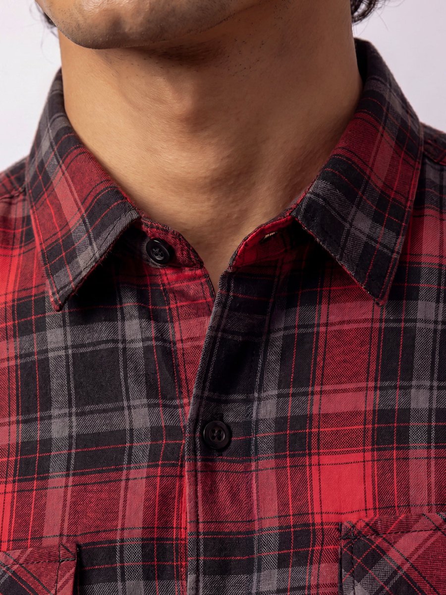 Plaid: Crimson - Shirt | MyDesignation