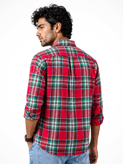 Plaid: Dark Red - Shirt | MyDesignation