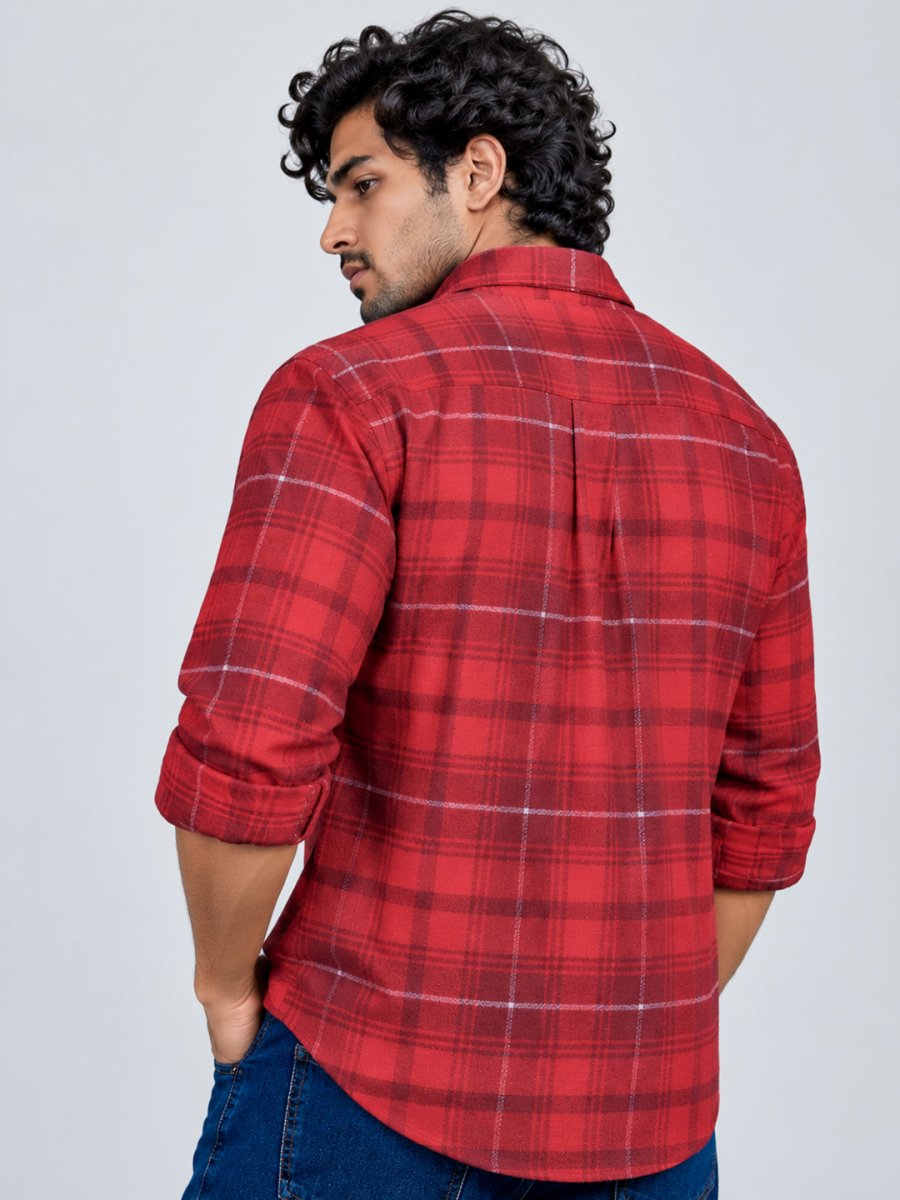 Plaid: Electric Red - Shirt | MyDesignation