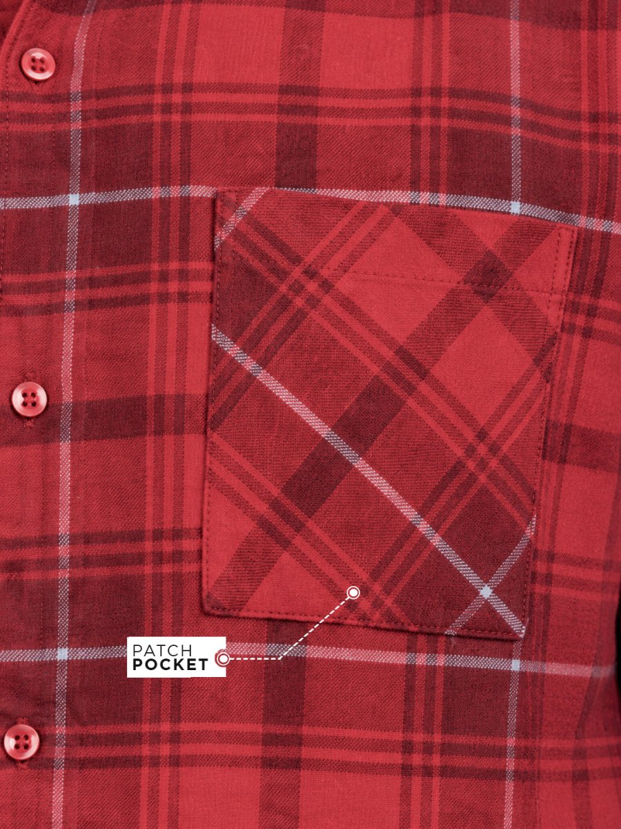 Plaid: Electric Red - Shirt | MyDesignation