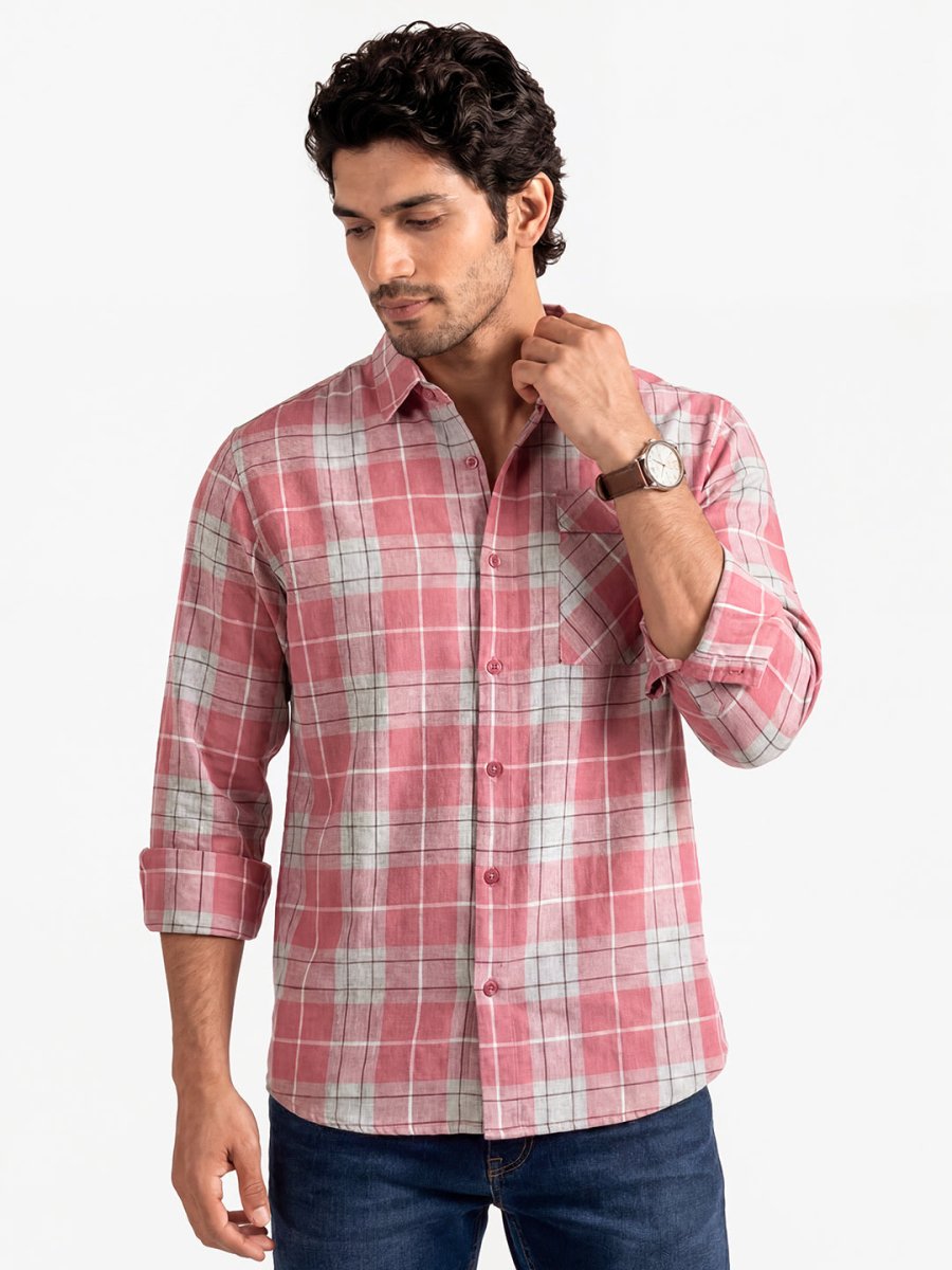 Plaid: Flamingo - Shirt | MyDesignation