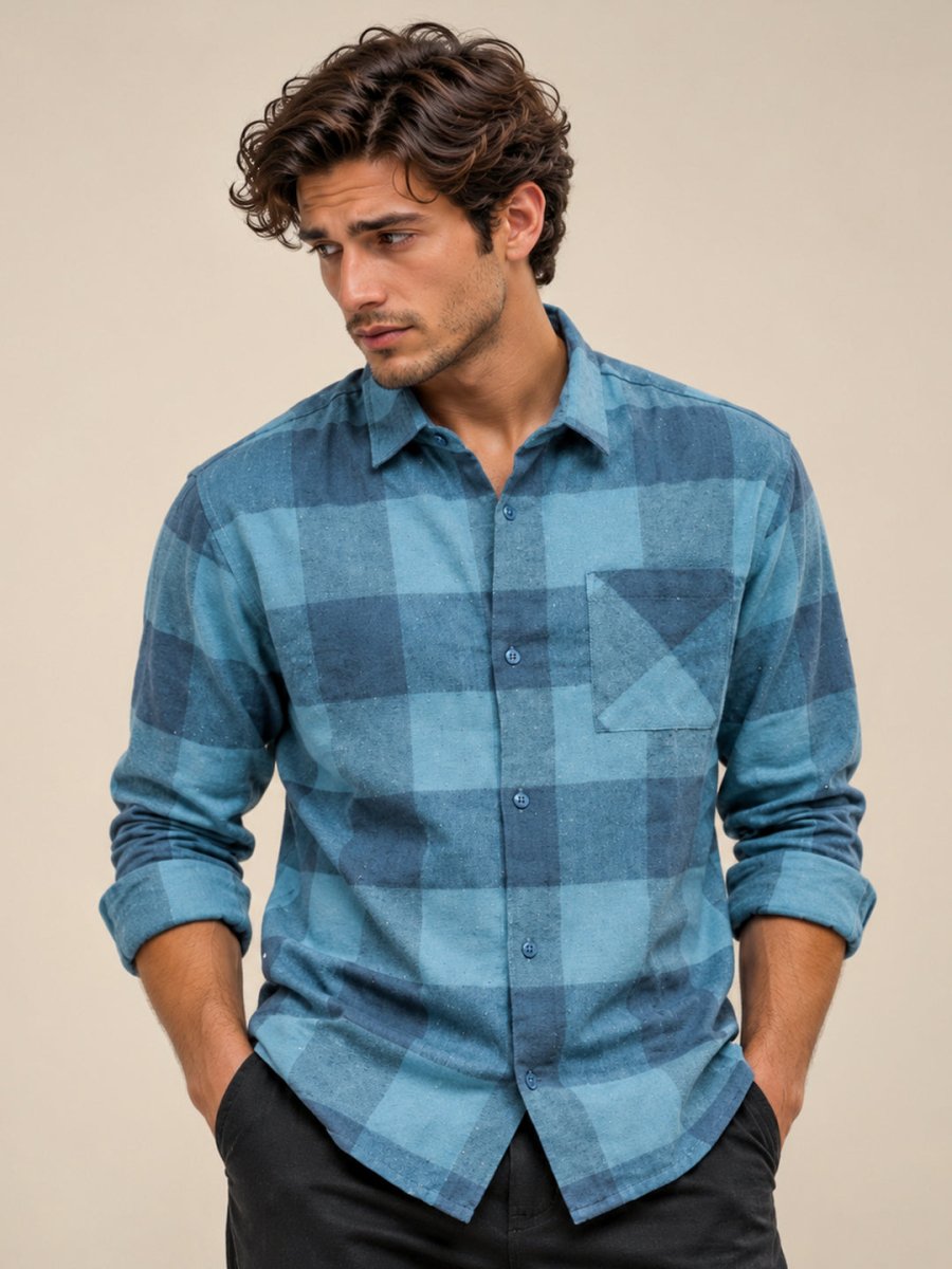 Plaid: Glacier Blue - Shirt | MyDesignation