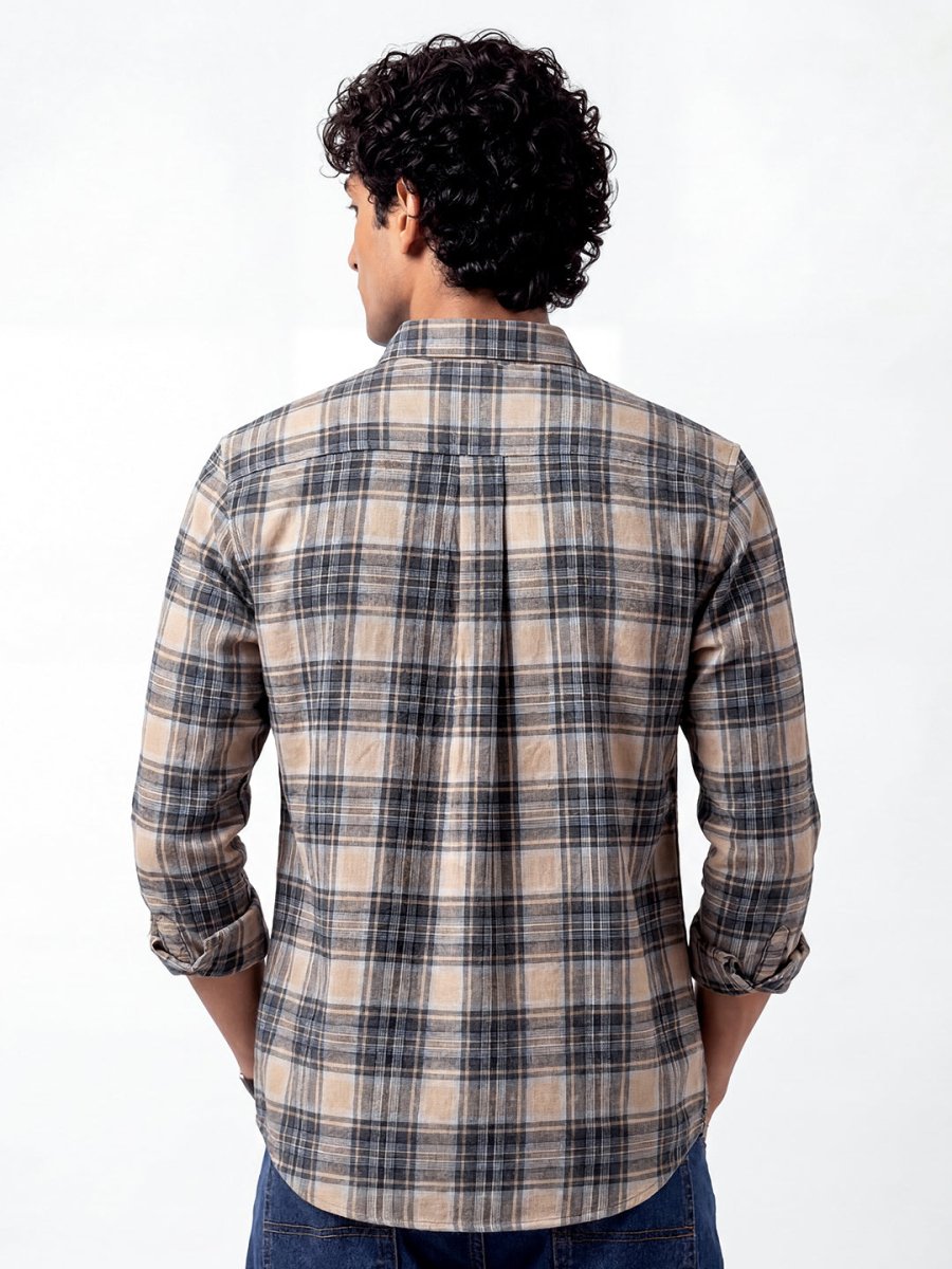 Plaid: Latte - Shirt | MyDesignation