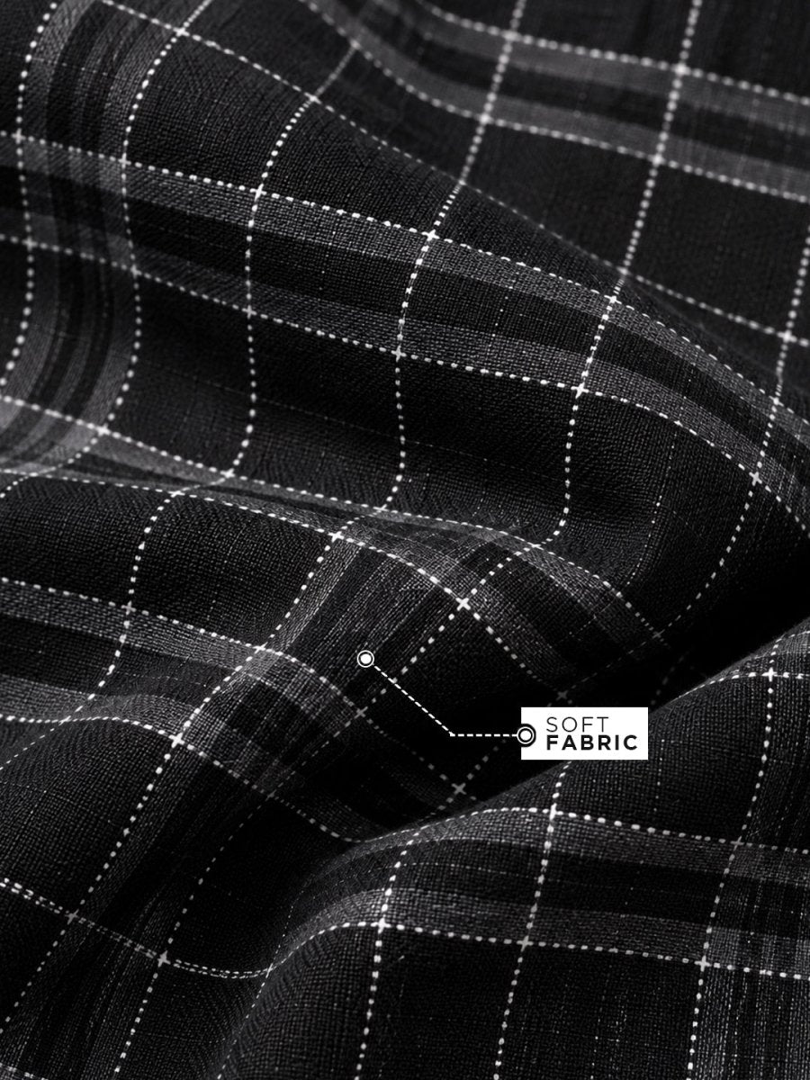Plaid: Midnight Ivory - Shirt | MyDesignation