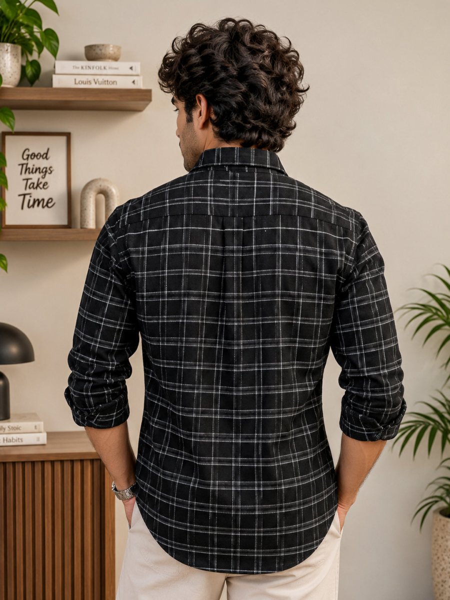 Plaid: Midnight Ivory - Shirt | MyDesignation