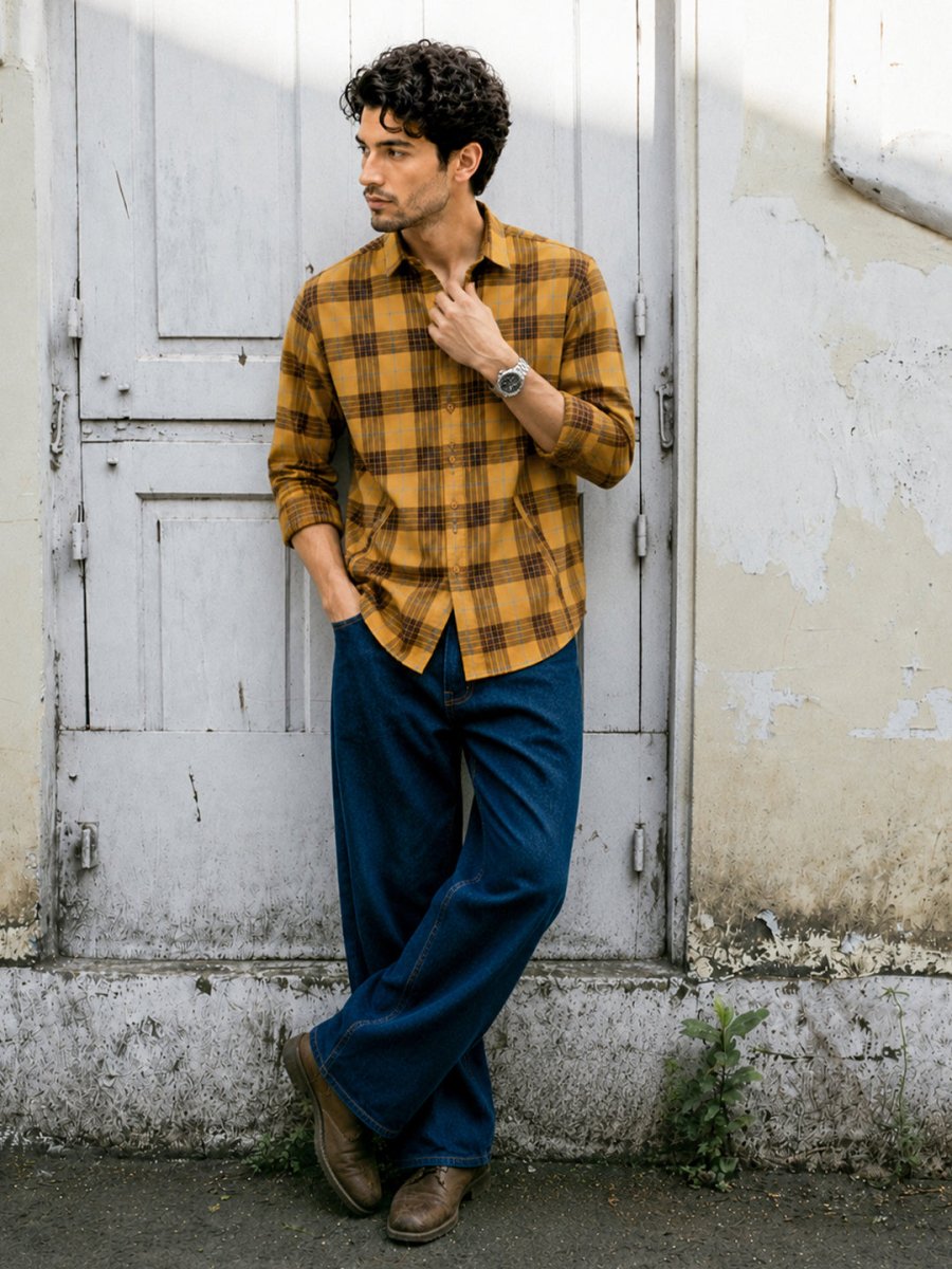 Plaid: Mustard - Shirt | MyDesignation