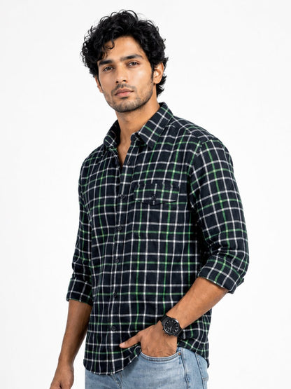 Plaid: Navy Blue - Shirt | MyDesignation