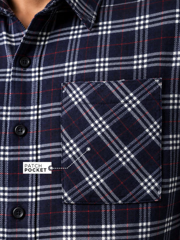 Plaid: Navy Frost - Shirt | MyDesignation