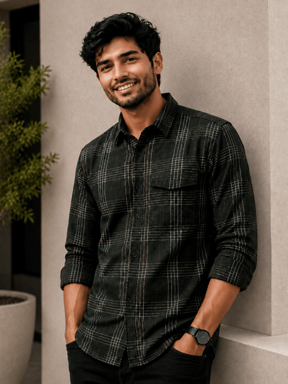 Plaid: Olive Grey - Shirt | MyDesignation