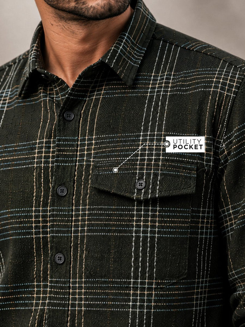 Plaid: Olive Grey - Shirt | MyDesignation