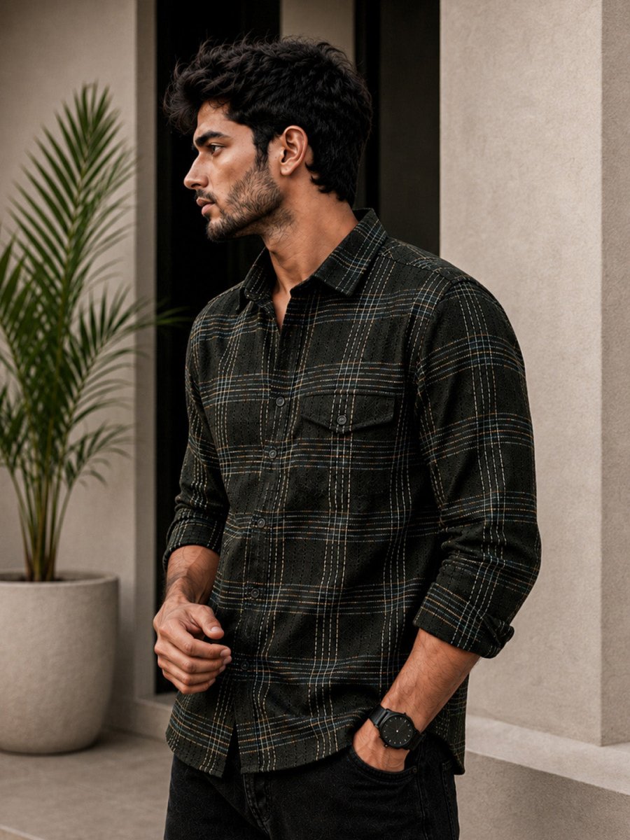 Plaid: Olive Grey - Shirt | MyDesignation
