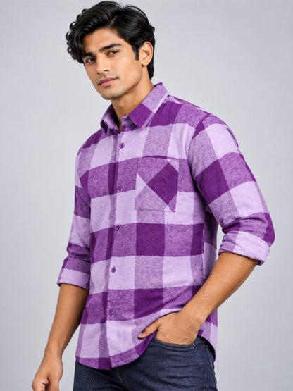 Plaid: Purple Ember - Shirt | MyDesignation