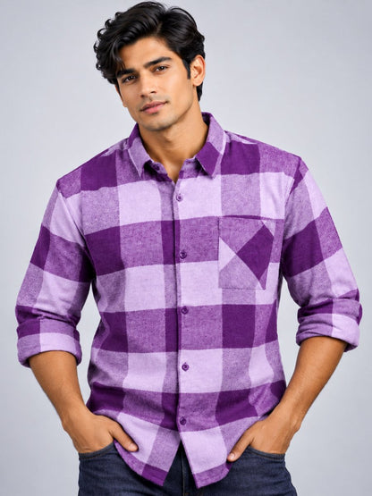 Plaid: Purple Ember - Shirt | MyDesignation