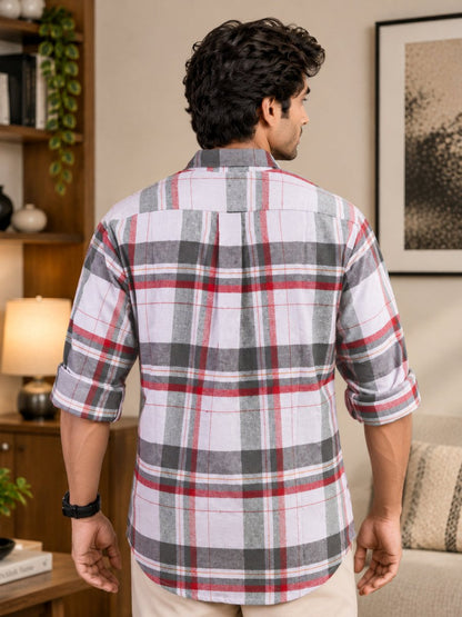 Plaid: Shadow Red - Shirt | MyDesignation