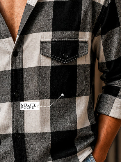 Plaid: Black and White