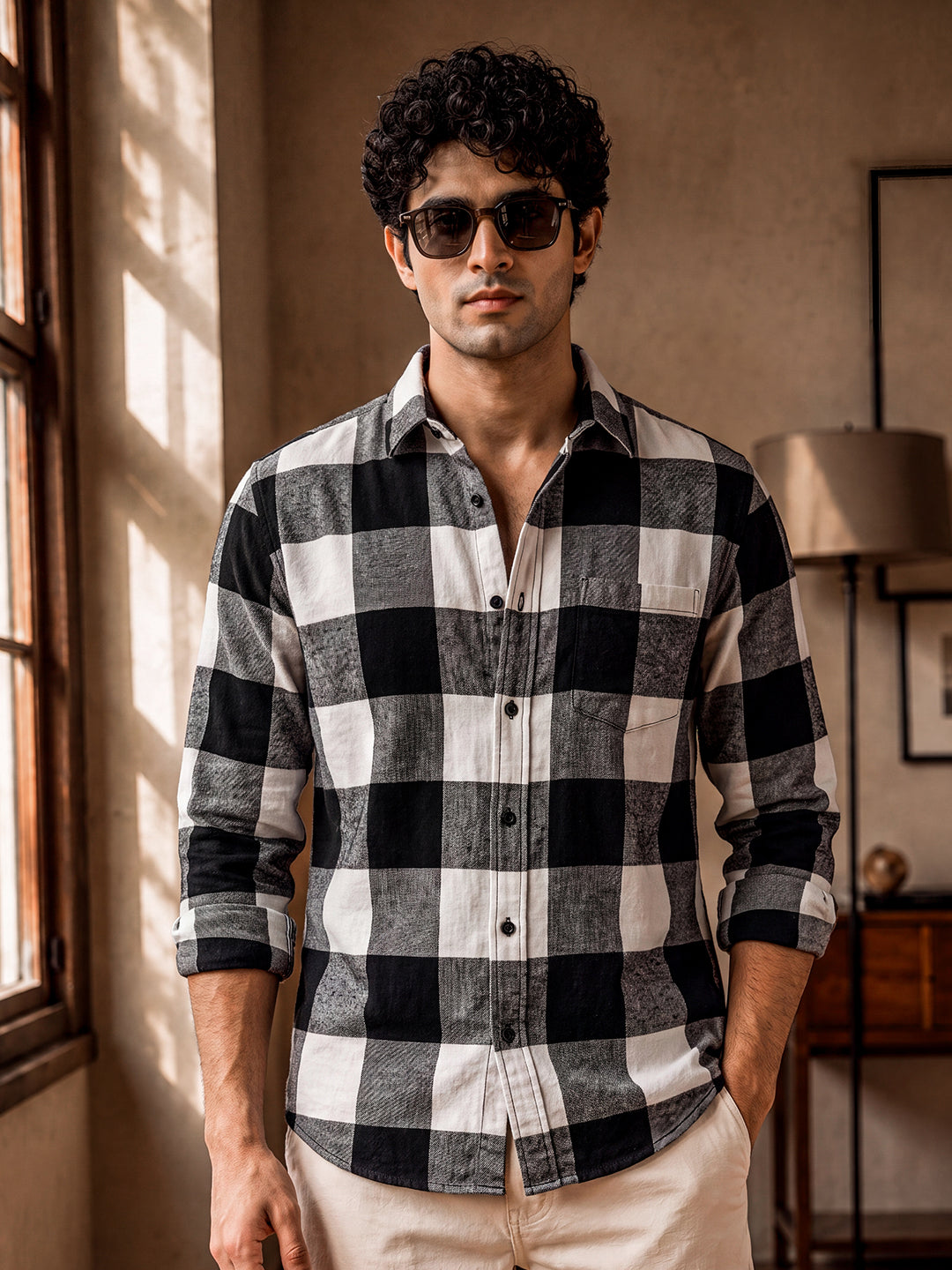 Plaid: Black and White