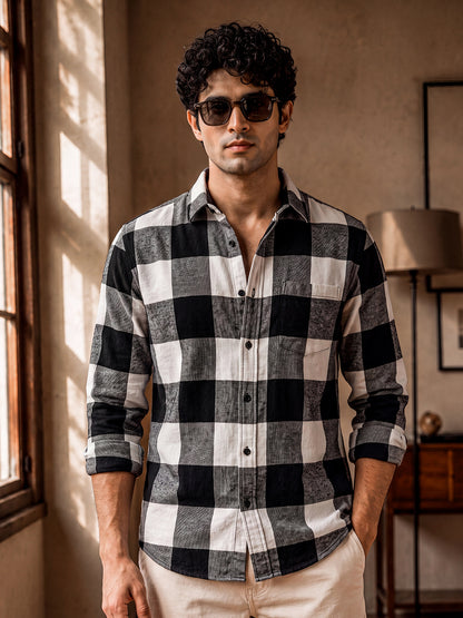 Plaid: Black and White