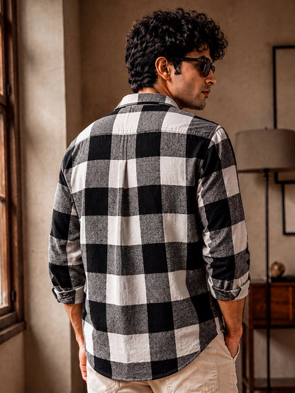 Plaid: Black and White