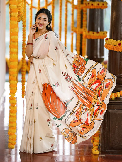 Pookkalam Saree - Saree | MyDesignation