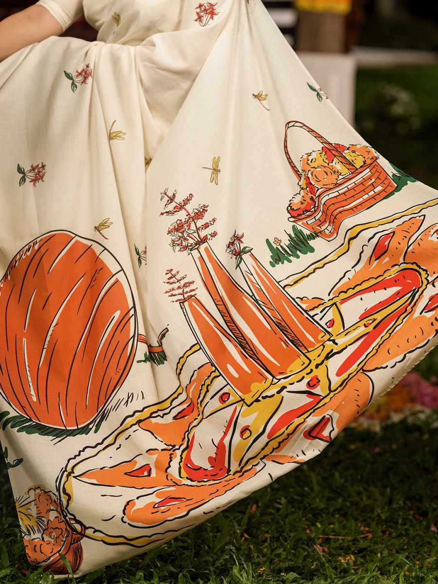 Pookkalam Saree - Saree | MyDesignation