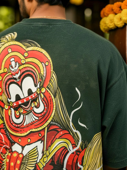 Pottan Theyyam - Oversized T-shirt | MyDesignation