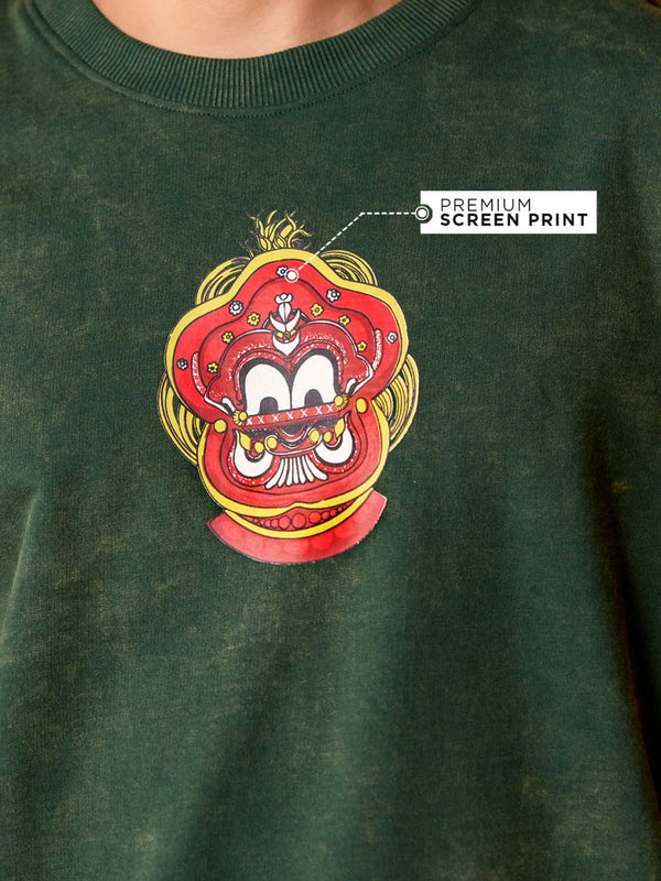 Pottan Theyyam - Oversized T-shirt | MyDesignation